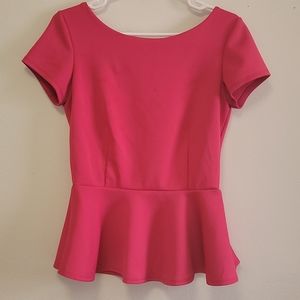 Bisou Bisou peplum top 💟